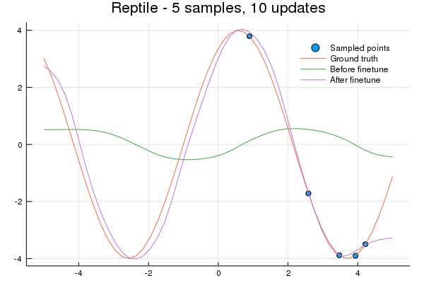 Reptile 5 samples 10 updates
